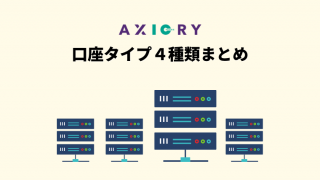 AXIORYの口座タイプ４種類まとめ